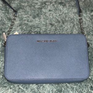 Michael Kors Crossbody Denim Blue Purse
